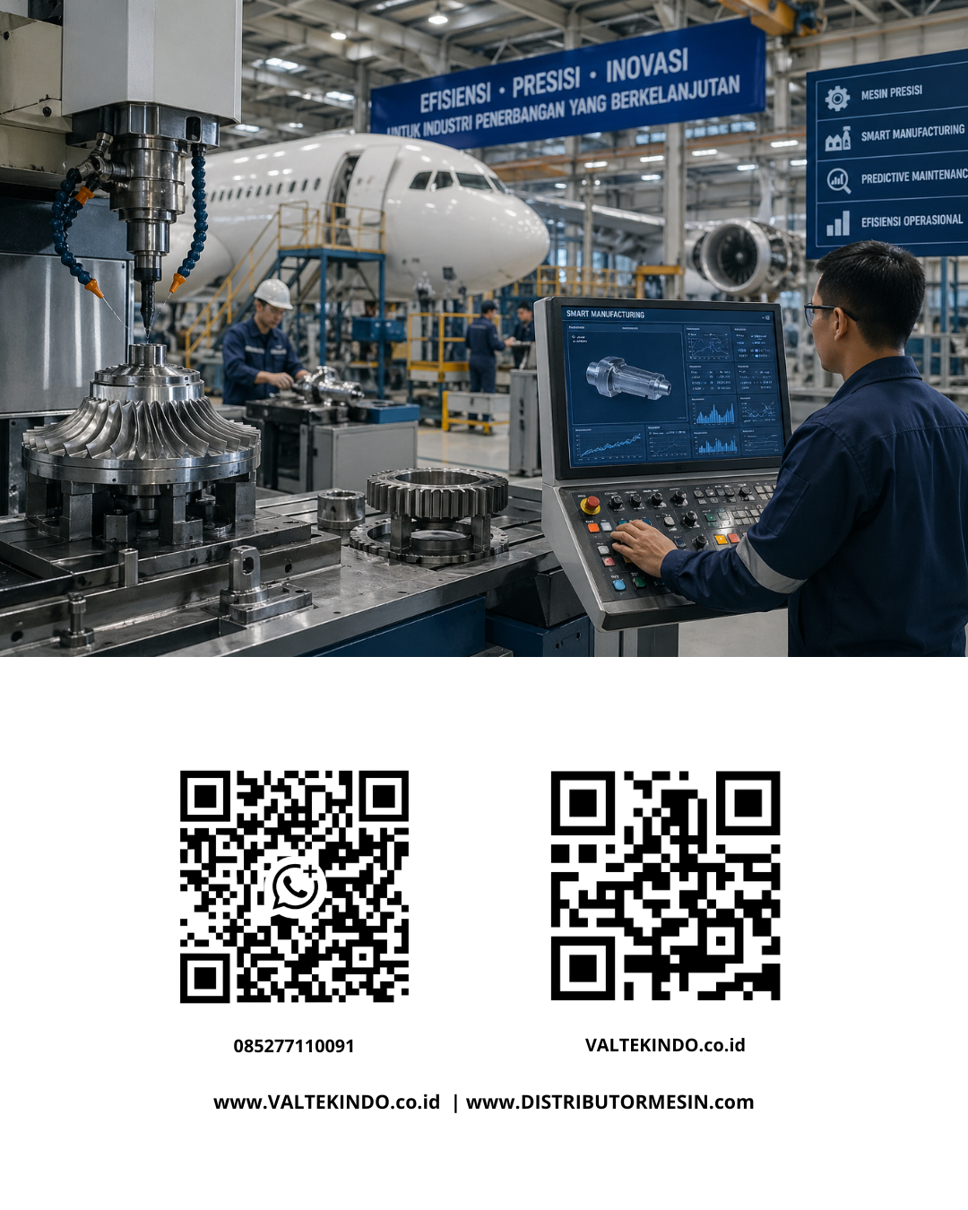 Bagaimana Mesin Presisi dan Smart Manufacturing Membantu Industri Penerbangan Bertahan