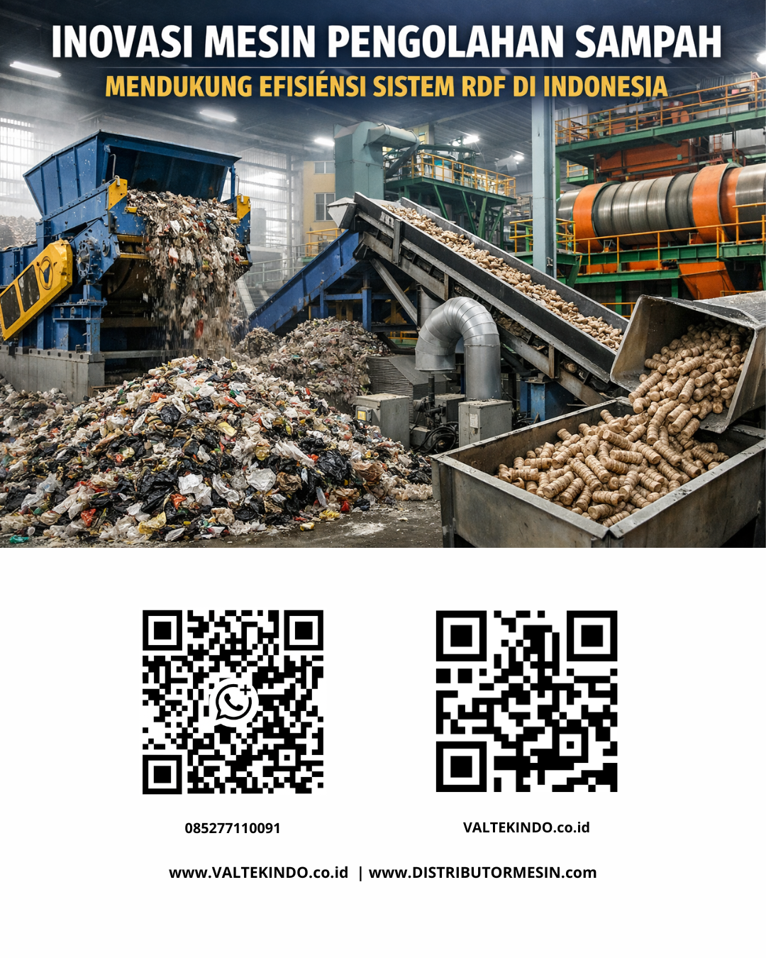 Waste Processing Machine Innovation Supporting RDF System Efficiency in Indonesia