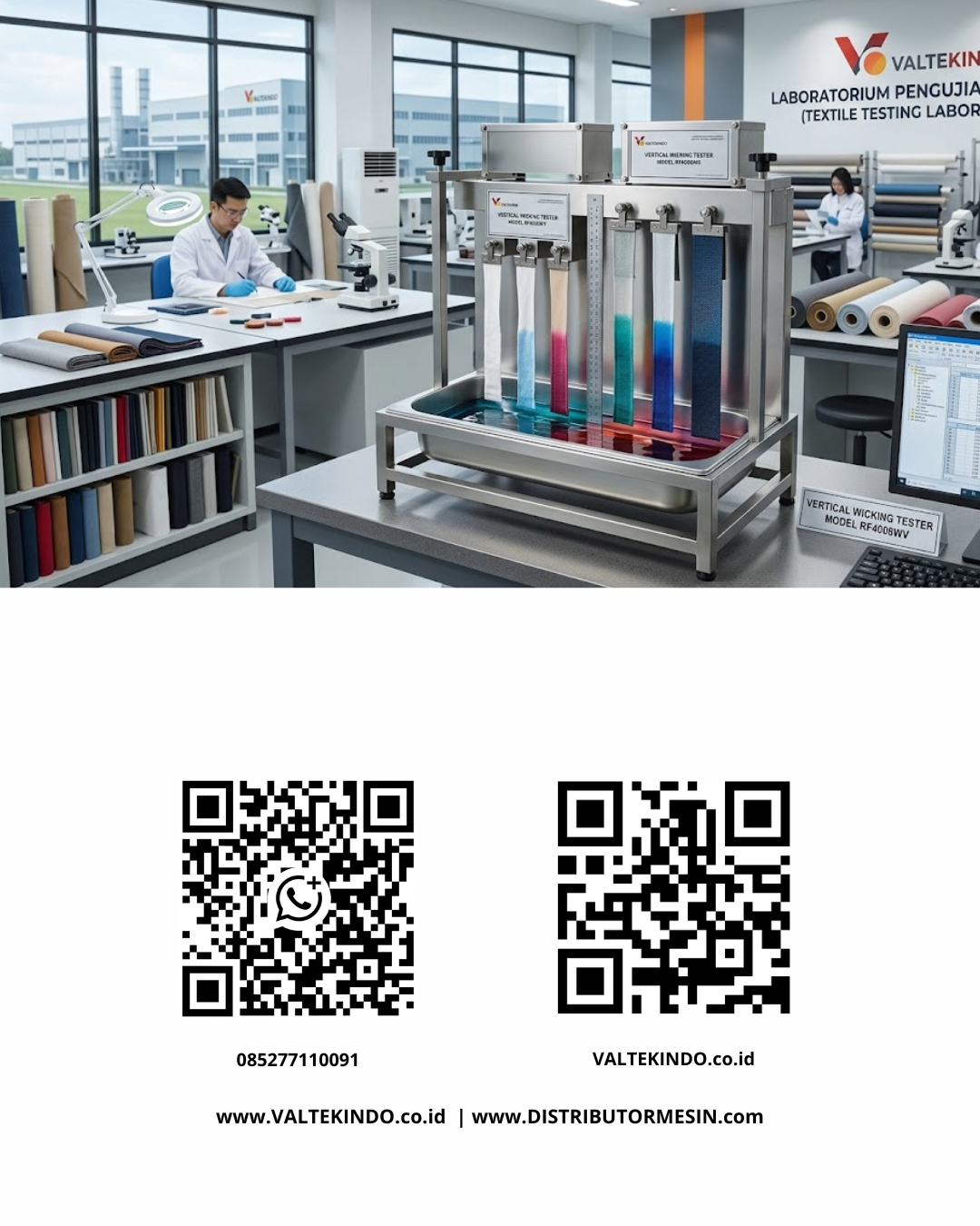 Understanding Textile Absorbency Testing Using a Vertical Wicking Tester