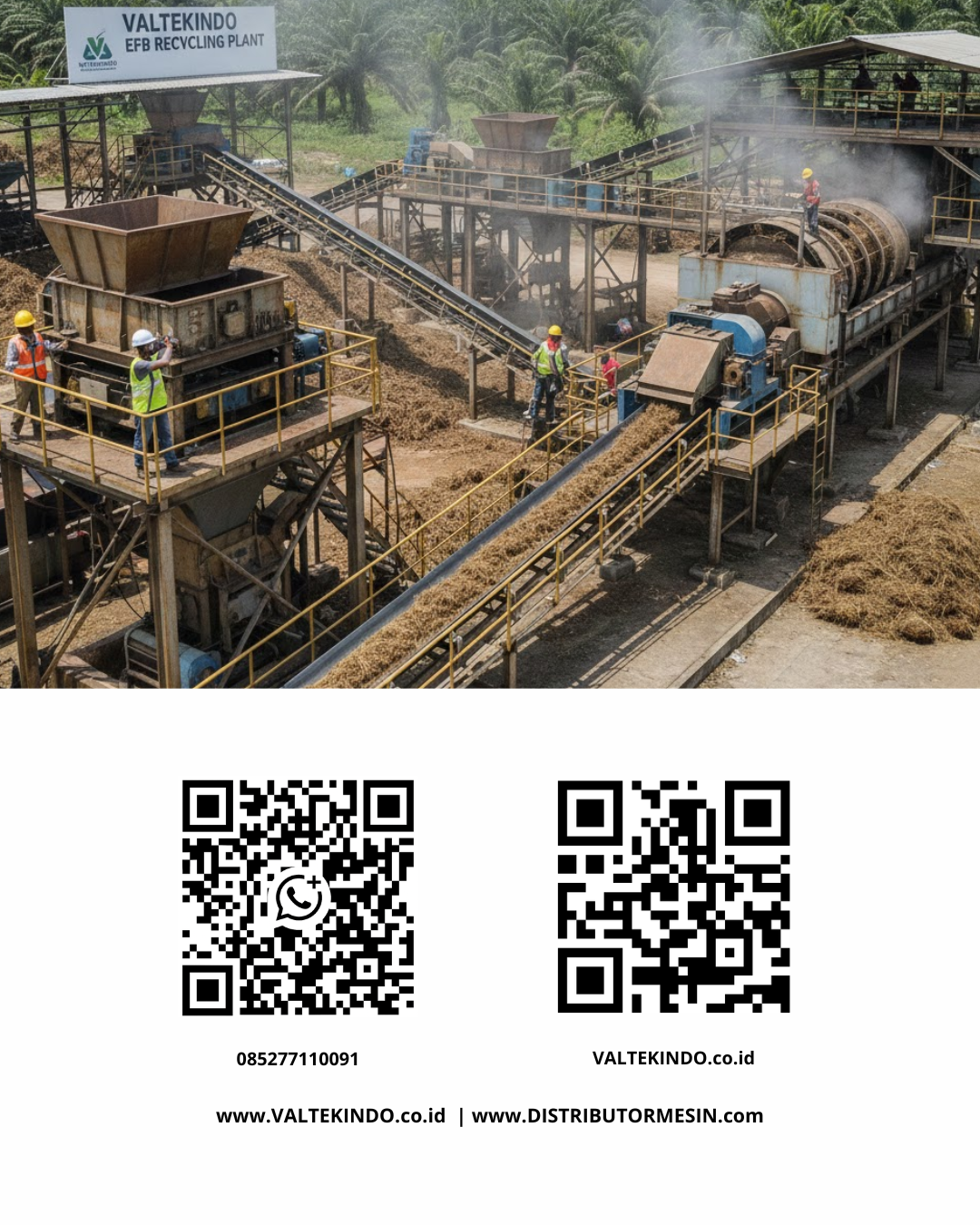Turning Waste into Wealth: Innovations in Oil Palm Empty Fruit Bunch Processing for the Future