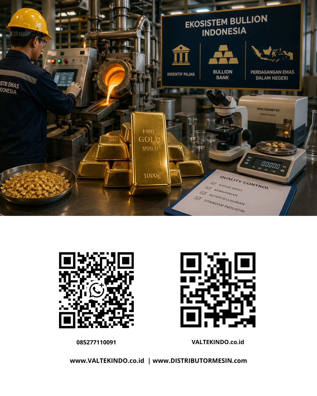 The Role of Gold Processing Technology in Supporting Indonesia's Bullion Ecosystem