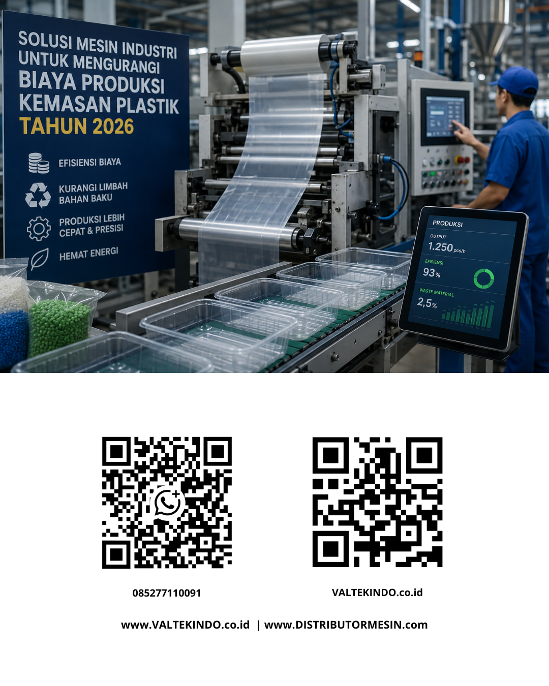 Solusi Mesin Industri untuk Mengurangi Biaya Produksi Kemasan Plastik Tahun 2026