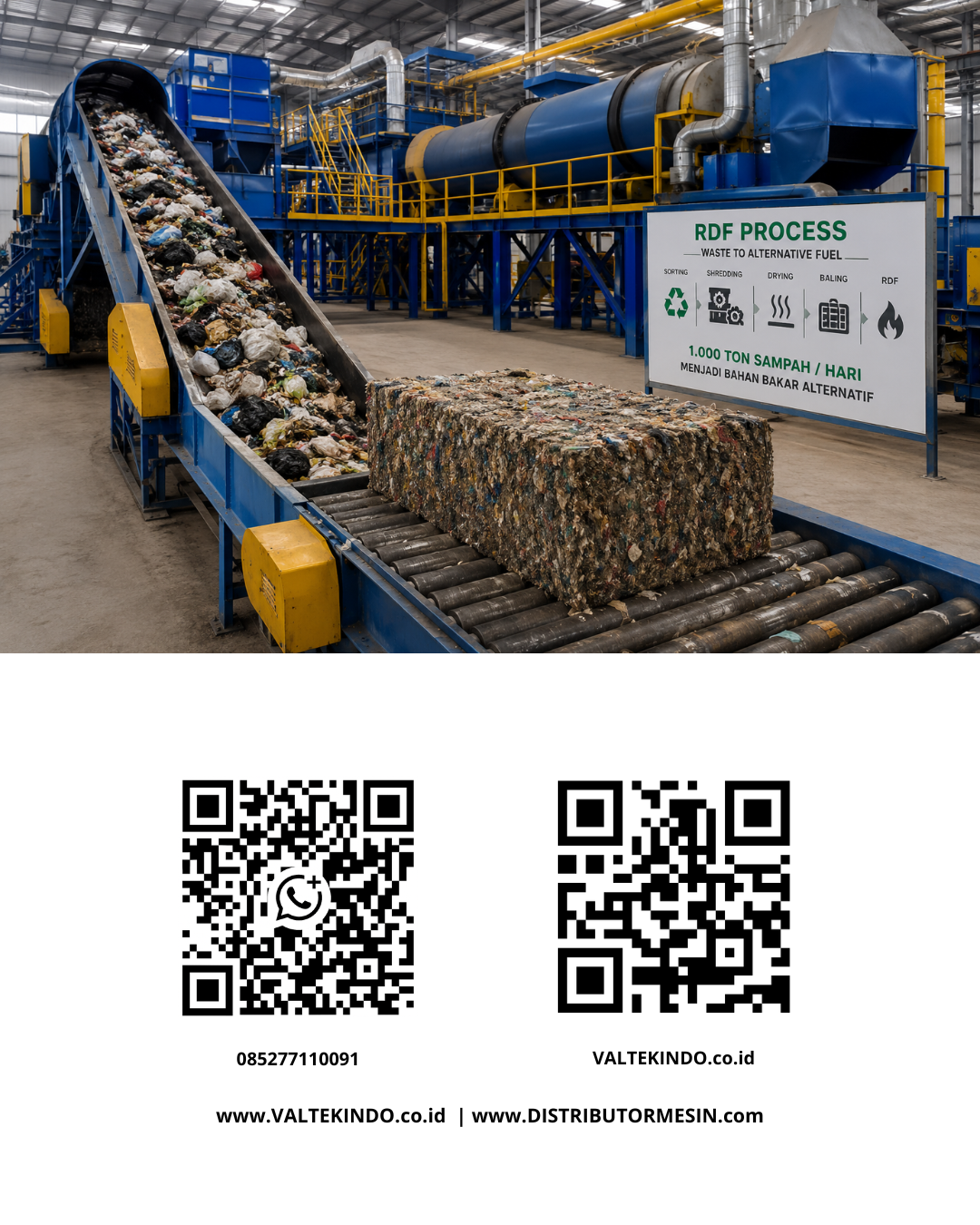 Modern Waste Processing Machinery Solutions to Transform 1,000 Tons of Waste Into Alternative Fuel