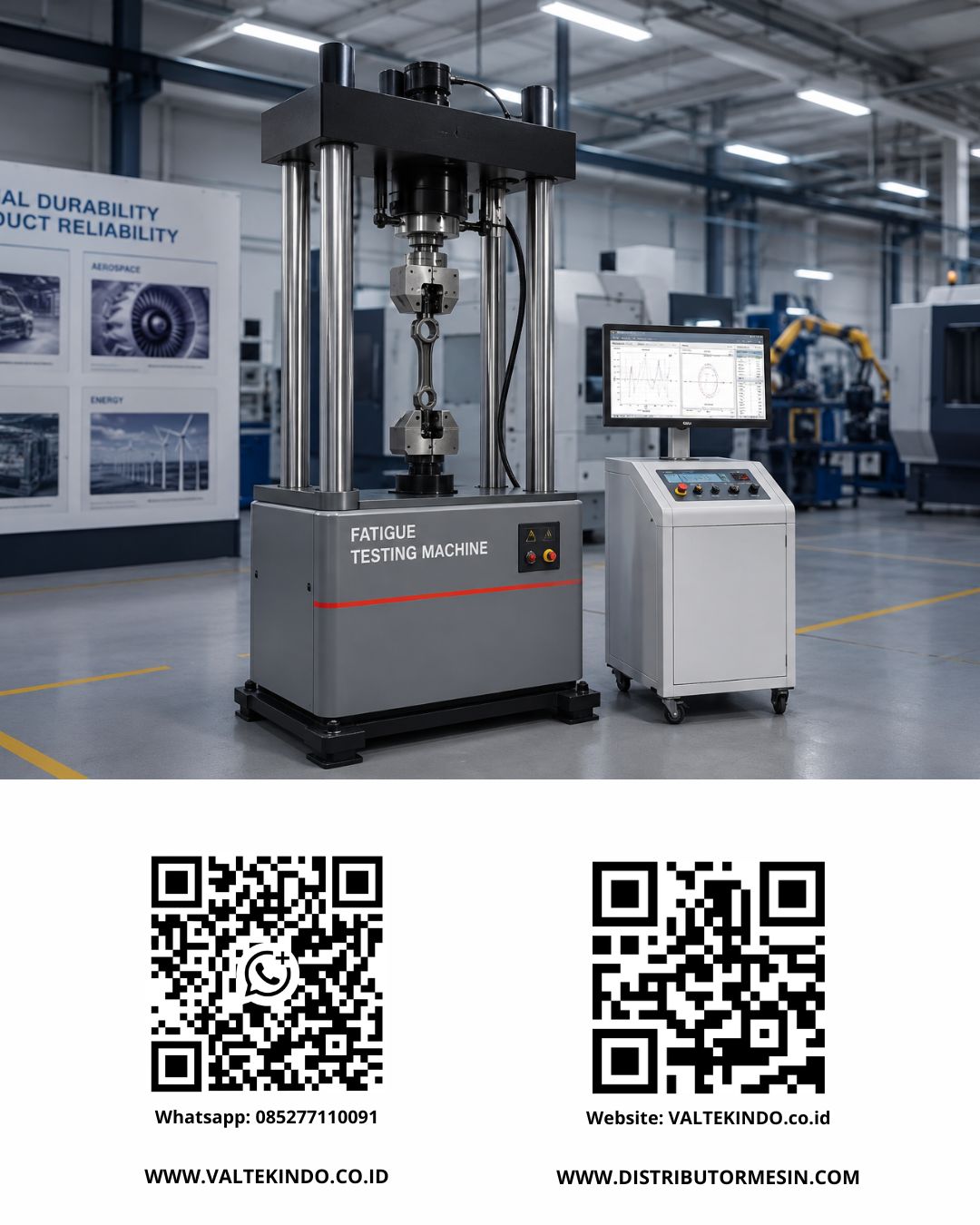 Strategi Evaluasi Ketahanan Material Peran Penting Fatigue Testing Machine di Industri Manufaktur