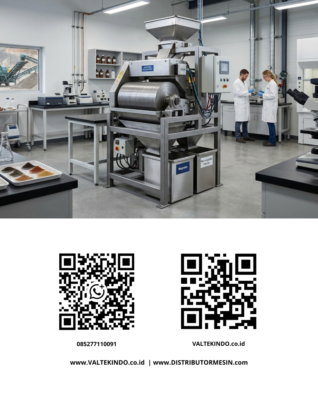 Advanced Technology in Mineral Sample Purification Using High-Intensity Magnetic Separators
