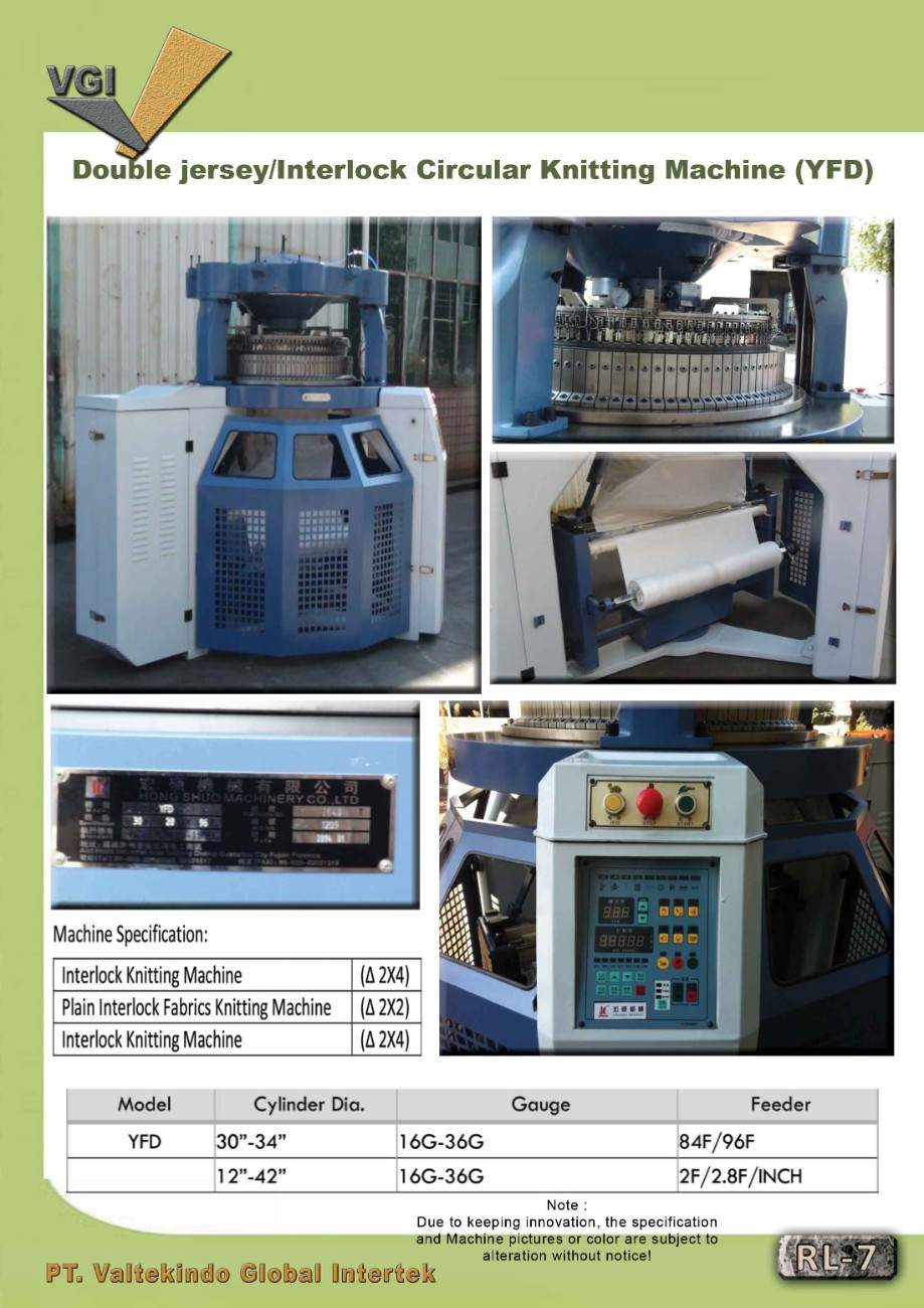 Double jersey Interlock Circular (YFD)