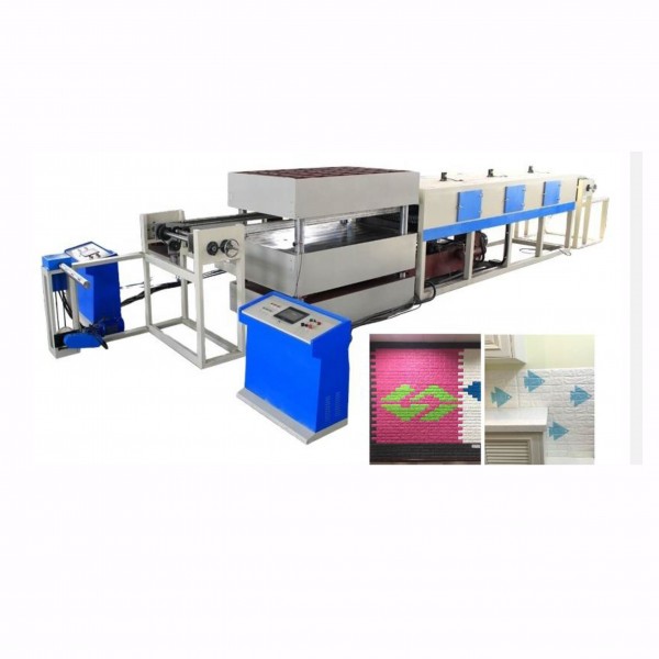 3D Wallpaper Decorative PVC Wall Panels Production Line 