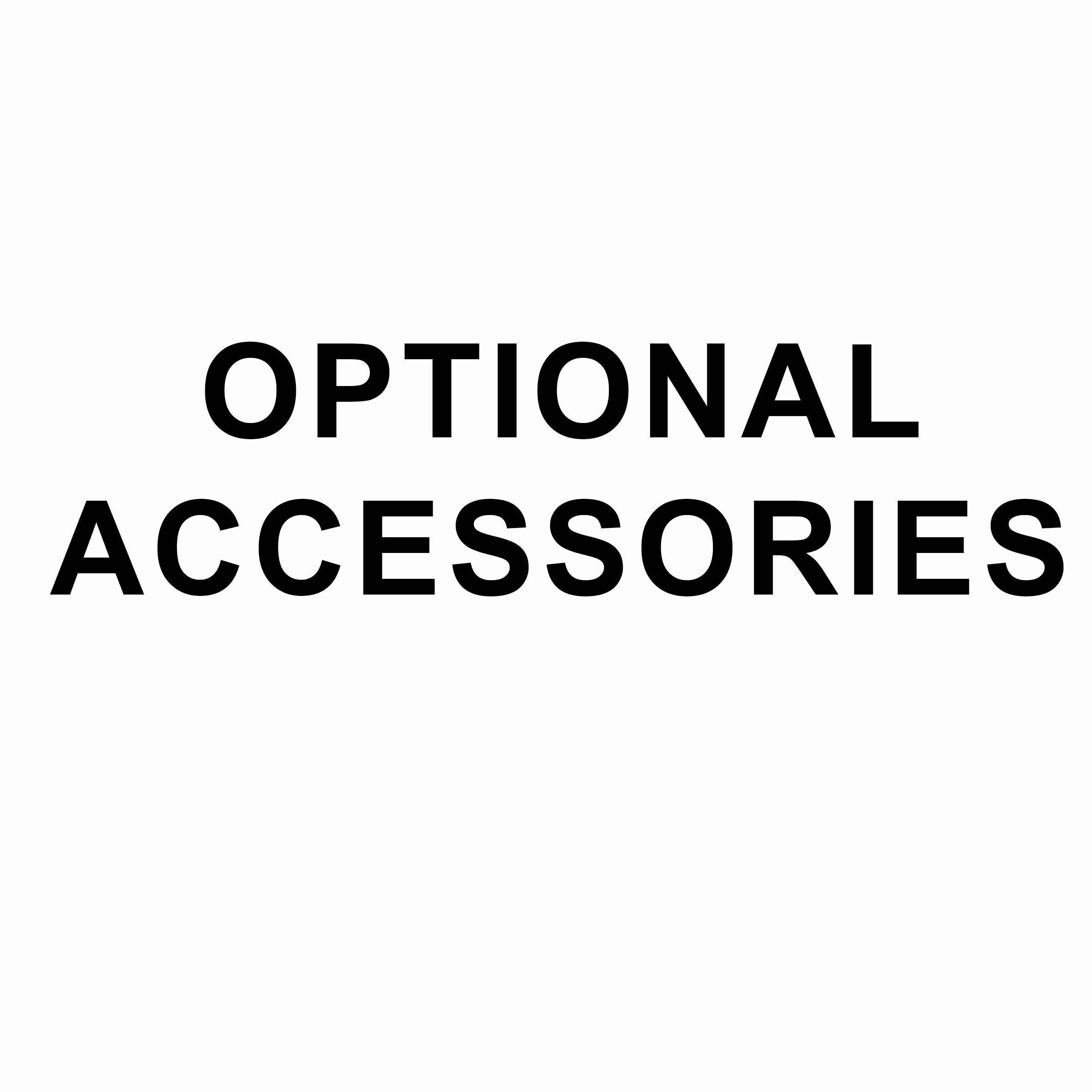Optional Accessories